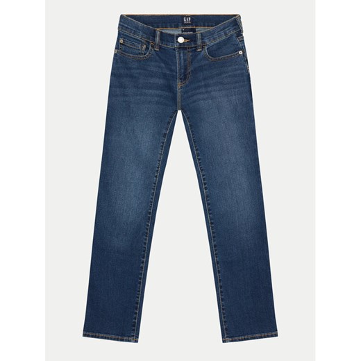Gap Jeansy 550347-00 Granatowy Straight Fit ze sklepu MODIVO w kategorii Spodnie chłopięce - zdjęcie 183578399