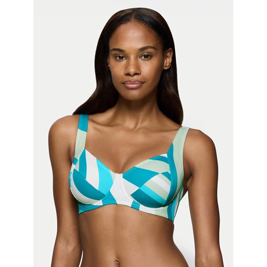 Triumph Góra od bikini Summer Mix & Match 10214535 Niebieski ze sklepu MODIVO w kategorii Stroje kąpielowe - zdjęcie 183578445