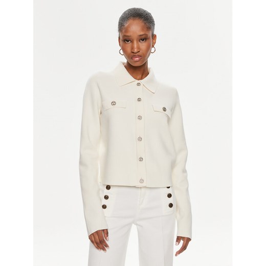 TWINSET Kardigan 241TP3092 Écru Regular Fit ze sklepu MODIVO w kategorii Swetry damskie - zdjęcie 183578505