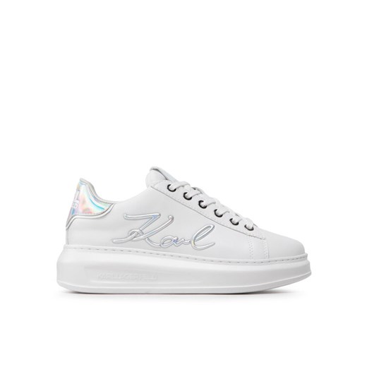 KARL LAGERFELD Sneakersy KL62510A Biały ze sklepu MODIVO w kategorii Trampki damskie - zdjęcie 183578519