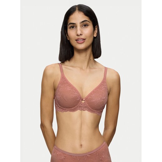Triumph Biustonosz z fiszbiną Amourette Charm 10214458 Pomarańczowy ze sklepu MODIVO w kategorii Biustonosze - zdjęcie 183578526