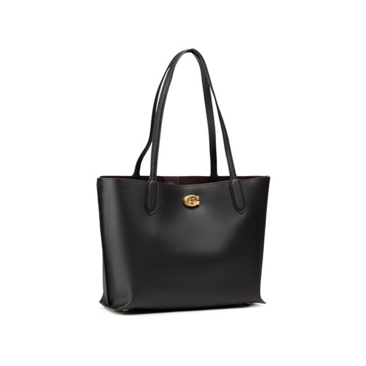 Coach Torebka Pbbl Willow Tote C0689 Czarny ze sklepu MODIVO w kategorii Torby Shopper bag - zdjęcie 183578619