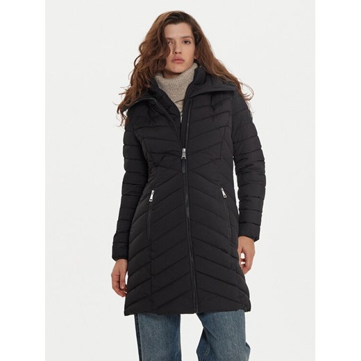 DKNY Kurtka zimowa DLEMPN46 Czarny Slim Fit ze sklepu MODIVO w kategorii Kurtki damskie - zdjęcie 183578657