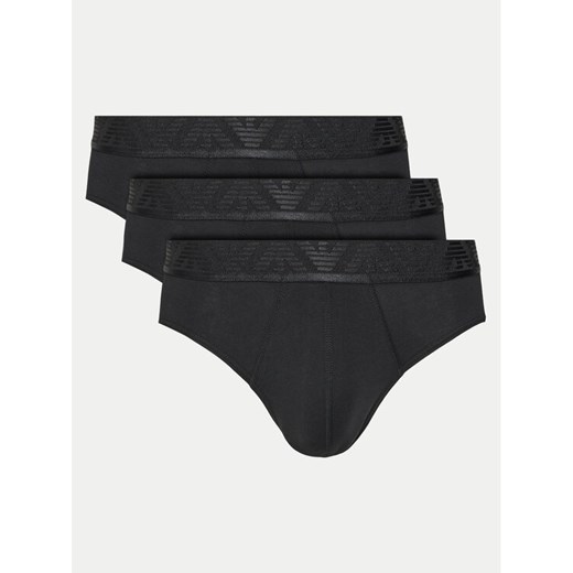 Emporio Armani Underwear Komplet 3 par slipów EM000258 AF10780 MC061 Czarny ze sklepu MODIVO w kategorii Majtki męskie - zdjęcie 183578658