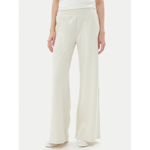 EA7 Emporio Armani Spodnie dresowe 7W000083 AF13135 U1112 Beżowy Wide Leg ze sklepu MODIVO w kategorii Spodnie damskie - zdjęcie 183578678