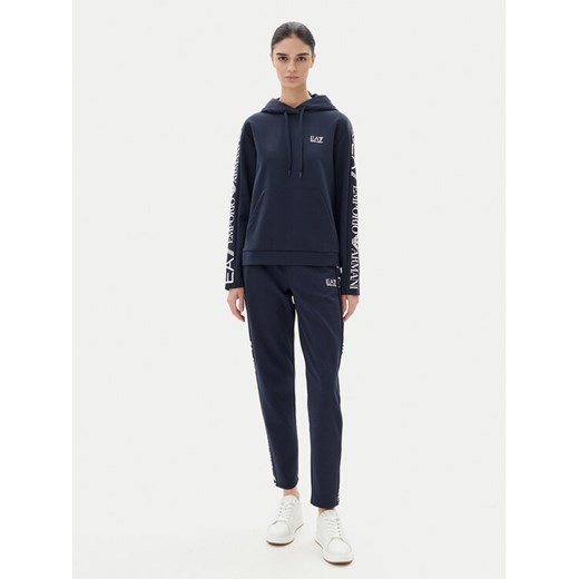 EA7 Emporio Armani Dres 7W000116 AF10443 UB102 Granatowy Regular Fit ze sklepu MODIVO w kategorii Dresy damskie - zdjęcie 183578695