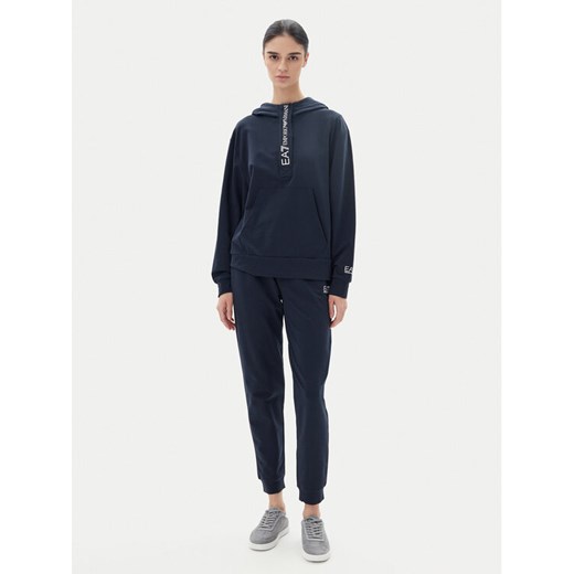 EA7 Emporio Armani Dres 7W000117 AF13135 UB102 Granatowy Regular Fit ze sklepu MODIVO w kategorii Dresy damskie - zdjęcie 183578715