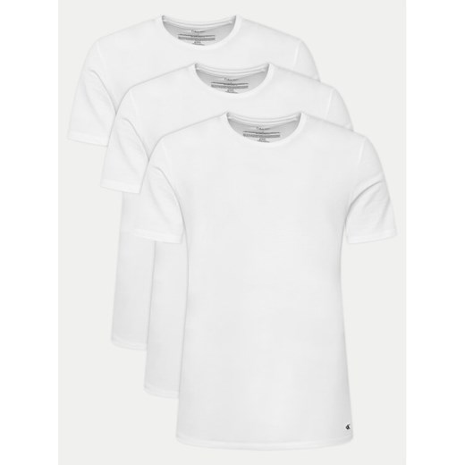 Calvin Klein Underwear Komplet 3 t-shirtów LV00NB4185 Biały Regular Fit ze sklepu MODIVO w kategorii T-shirty męskie - zdjęcie 183578717