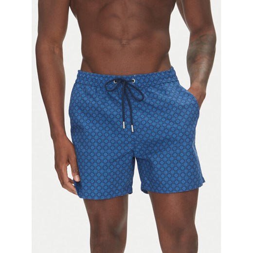 HOM Szorty kąpielowe Hendaye 402935 Niebieski Regular Fit ze sklepu MODIVO w kategorii Kąpielówki - zdjęcie 183578776