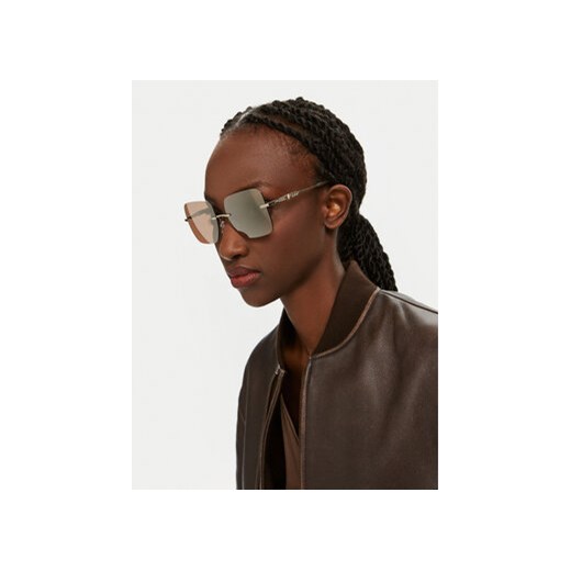 Michael Kors Okulary przeciwsłoneczne Québec 0MK1150 10145A Złoty Michael Kors 55 MODIVO