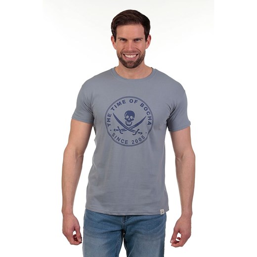 The Time of Bocha Koszulka w kolorze szarym ze sklepu Limango Polska w kategorii T-shirty męskie - zdjęcie 183582695