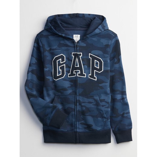 Gap Bluza 419551-00 Niebieski Regular Fit ze sklepu MODIVO w kategorii Bluzy chłopięce - zdjęcie 183582855