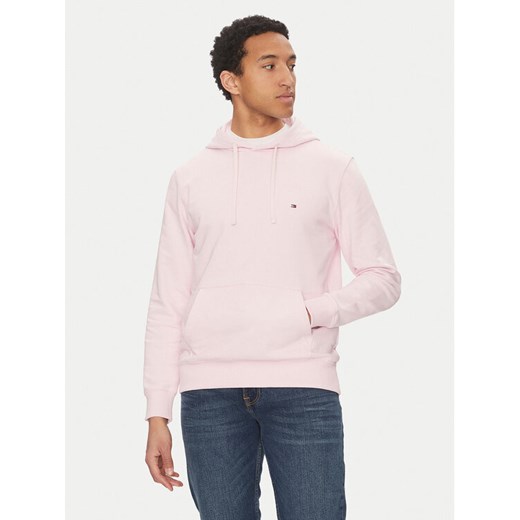 Tommy Hilfiger Bluza Essential MW0MW37235 Różowy Regular Fit ze sklepu MODIVO w kategorii Bluzy męskie - zdjęcie 183582885