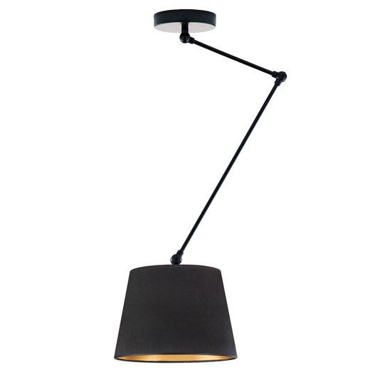 Czarna lampa sufitowa JUMA VELUR z regulowanym ramieniem ze sklepu Lysne w kategorii Lampy dziecięce - zdjęcie 183584378