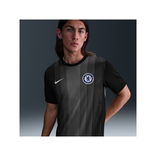 Męska koszulka piłkarska z krótkim rękawem Nike Dri-FIT Chelsea F.C. Stadium Goalkeeper 2025/26 – replika - Czerń ze sklepu Nike poland w kategorii T-shirty męskie - zdjęcie 183585208