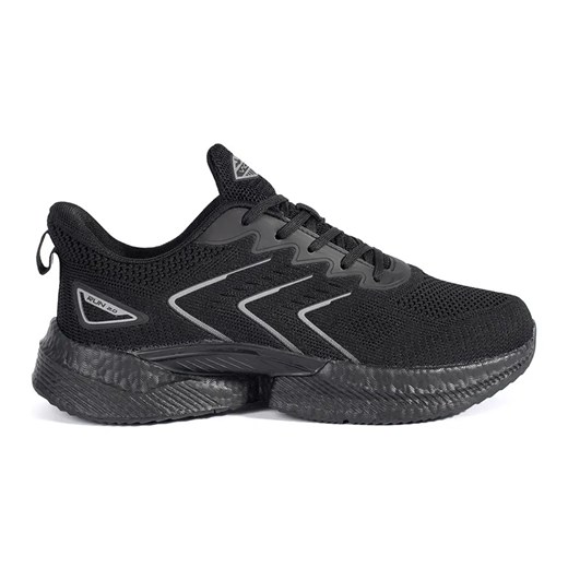 Vico Czarne lekkie buty sportowe sznurowane ze sklepu ButyModne.pl w kategorii Buty sportowe damskie - zdjęcie 183589047