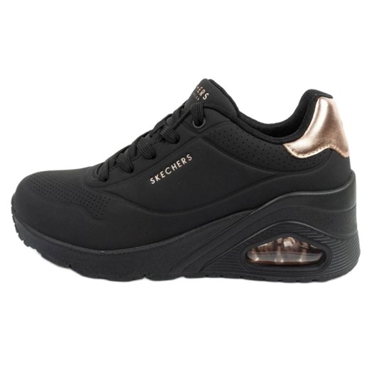 Buty sportowe Skechers Uno 177520/BBK czarne ze sklepu ButyModne.pl w kategorii Buty sportowe damskie - zdjęcie 183589058