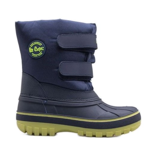 Buty zimowe śniegowce Lee Cooper LCJ-24-44-2845K niebieskie ze sklepu ButyModne.pl w kategorii Buty zimowe dziecięce - zdjęcie 183589147