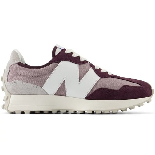 Buty sportowe damskie New Balance 327 sneakersy zamszowe fioletowe (U327CF) ze sklepu ButyModne.pl w kategorii Buty sportowe damskie - zdjęcie 183589356