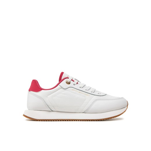 Sneakersy Tommy Hilfiger Essential Runner FW0FW08004 Biały ze sklepu eobuwie.pl w kategorii Buty sportowe damskie - zdjęcie 183590768