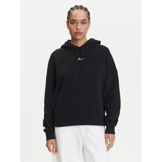 BOSS Bluza C_Ehoody 50547572 Czarny Oversize ze sklepu MODIVO w kategorii Bluzy damskie - zdjęcie 183591308