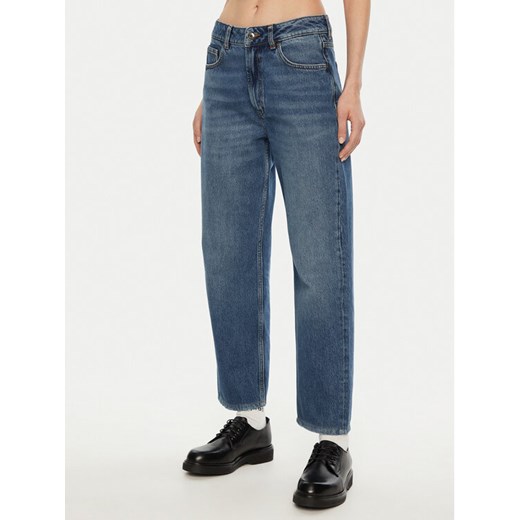 HUGO Jeansy Gilissi 50524883 Niebieski Straight Leg ze sklepu MODIVO w kategorii Jeansy damskie - zdjęcie 183591376