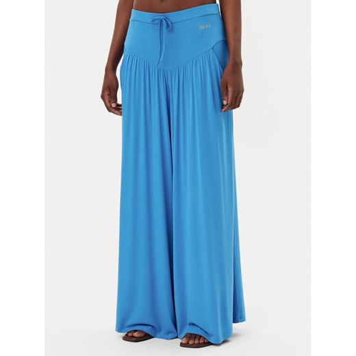 Liu Jo Beachwear Spodnie materiałowe VA5039 JS360 Niebieski Relaxed Fit ze sklepu MODIVO w kategorii Odzież plażowa - zdjęcie 183591379
