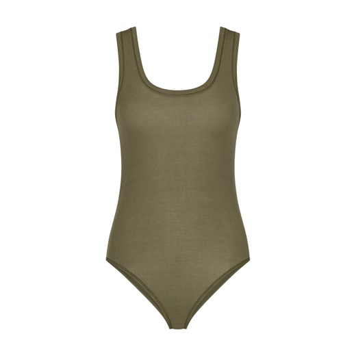 Triumph body damskie Beauty Layers 10222615-00MM, Kolor khaki, Rozmiar XL, Triumph ze sklepu Intymna w kategorii Body damskie - zdjęcie 183592489