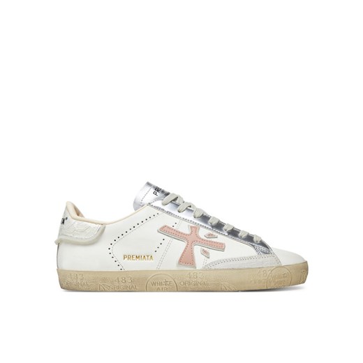Sneakersy Premiata Stevend 7281 Biały ze sklepu eobuwie.pl w kategorii Buty sportowe damskie - zdjęcie 183592645
