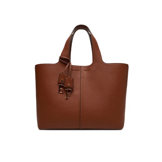 Torebka Elisabetta Franchi BS-96A-52E2-V450 Brązowy ze sklepu eobuwie.pl w kategorii Torby Shopper bag - zdjęcie 183592676