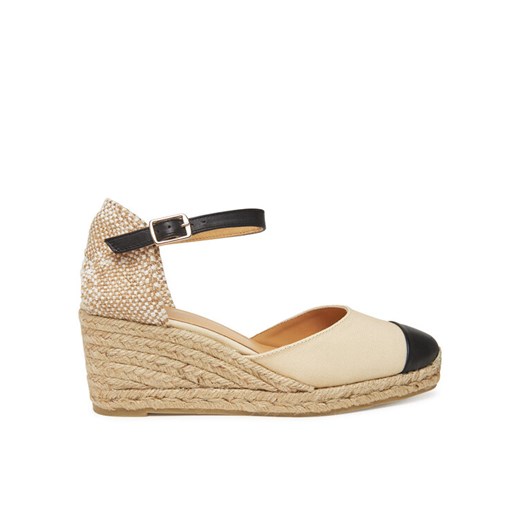 Espadryle Castañer Coraline/6/264025705 Beżowy ze sklepu eobuwie.pl w kategorii Espadryle damskie - zdjęcie 183592707