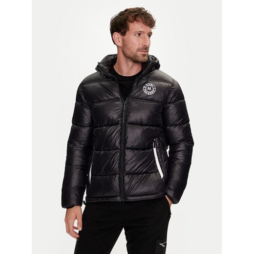 KARL LAGERFELD Kurtka zimowa 505404 543590 Czarny Regular Fit ze sklepu MODIVO w kategorii Kurtki męskie - zdjęcie 183593327