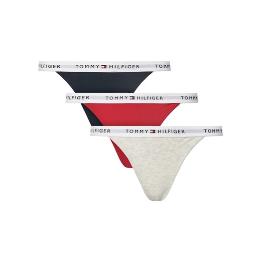 Tommy Hilfiger Komplet 3 par stringów UW0UW05757 Kolorowy ze sklepu MODIVO w kategorii Majtki damskie - zdjęcie 183593348