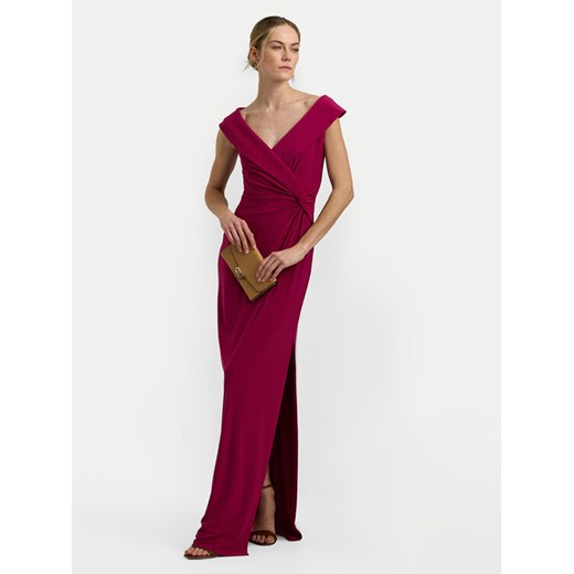 Lauren Ralph Lauren Sukienka wieczorowa 253863940017 Różowy Slim Fit ze sklepu MODIVO w kategorii Sukienki - zdjęcie 183593379