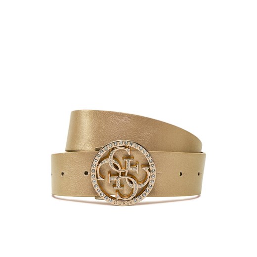 Guess Pasek Damski W5GZ13 L0WF0 Złoty ze sklepu MODIVO w kategorii Paski damskie - zdjęcie 183593387