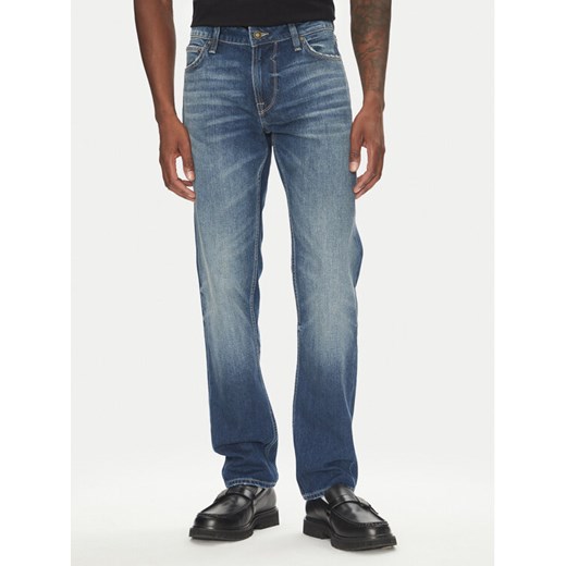 Guess Jeansy M5GAS2 D4Z80 Niebieski Slim Tapered Fit ze sklepu MODIVO w kategorii Jeansy męskie - zdjęcie 183593399