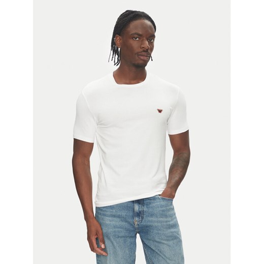 Emporio Armani Underwear T-Shirt EM000379 AF10784 U0002 Biały Slim Fit ze sklepu MODIVO w kategorii T-shirty męskie - zdjęcie 183593439