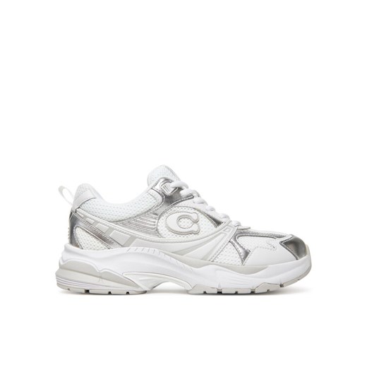 Coach Sneakersy Mesh CAQ29 Biały ze sklepu MODIVO w kategorii Buty sportowe damskie - zdjęcie 183593455