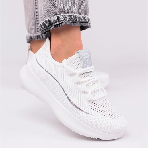 Sneakersy damskie półbuty Big Star NN274662 białe 37 ButyModne.pl