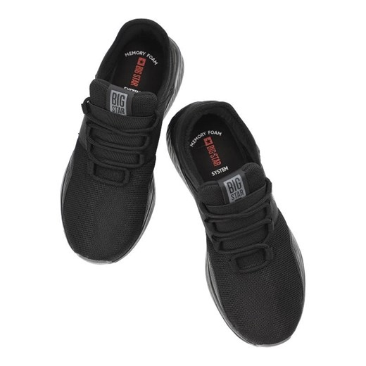 Sneakersy damskie półbuty memory foam Big Star LL274A019 czarne 38 ButyModne.pl