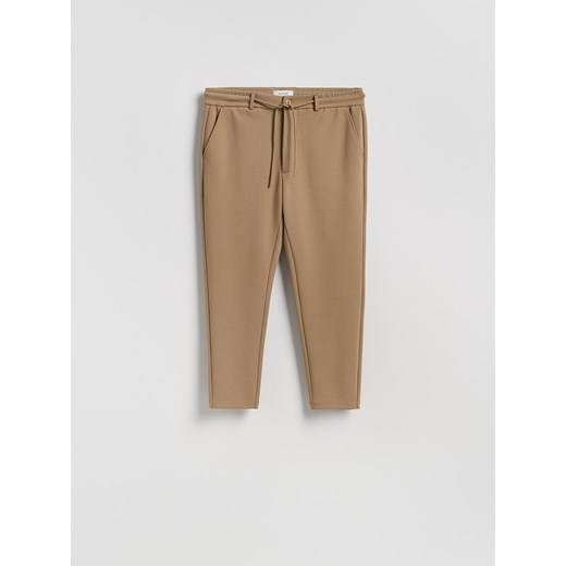 Reserved - Spodnie chino slim fit - beżowy Reserved XL Reserved