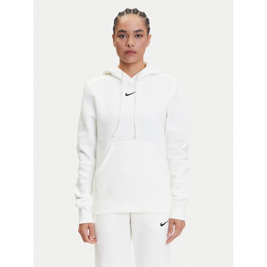 Nike Bluza Phoenix Fleece HF6839 Biały Relaxed Fit ze sklepu MODIVO w kategorii Bluzy damskie - zdjęcie 183595735