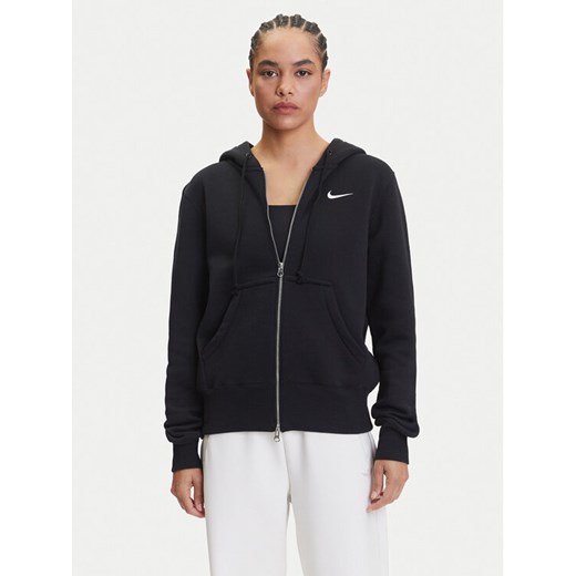 Nike Bluza Sportswear Phoenix Fleece HJ0995 Czarny Regular Fit ze sklepu MODIVO w kategorii Bluzy damskie - zdjęcie 183595749