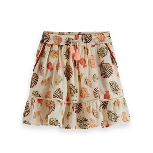 Scotch &amp; Soda Spódnica w kolorze kremowym ze wzorem ze sklepu Limango Polska w kategorii Spódnice dziewczęce - zdjęcie 183596037