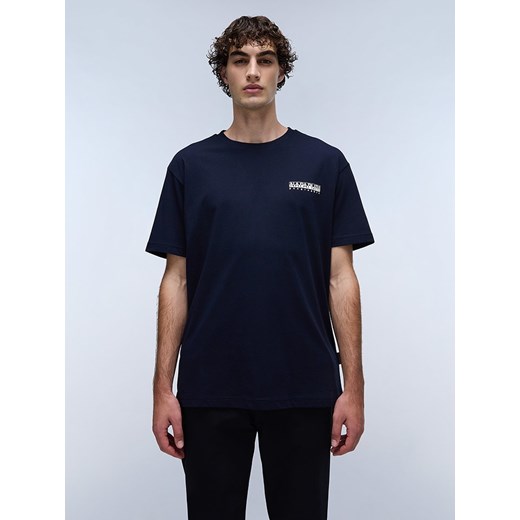 Napapijri Koszulka &quot;Linth&quot; w kolorze granatowym ze sklepu Limango Polska w kategorii T-shirty męskie - zdjęcie 183596058
