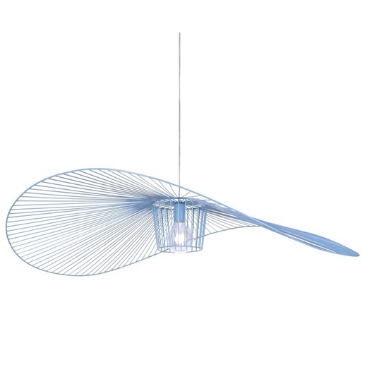 Wisząca lampa druciana kapelusz niebieska Minihat Lumes One Size Edinos.pl