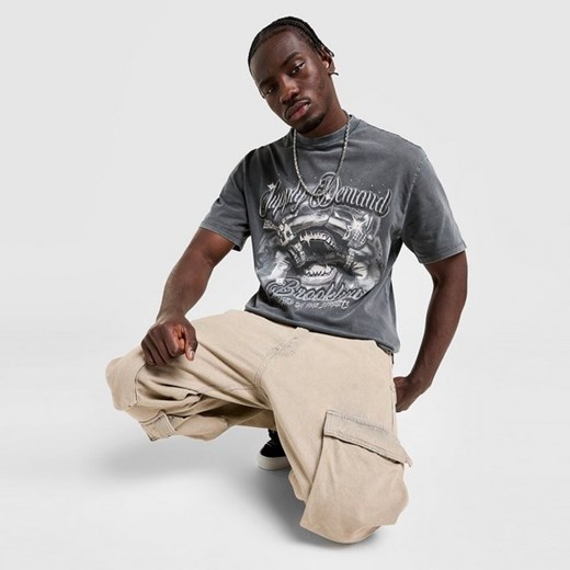 SUPPLY&amp;DEMAND T-SHIRT CHROME GRILL TEE BLK-BLK ze sklepu JD Sports  w kategorii T-shirty męskie - zdjęcie 183597067
