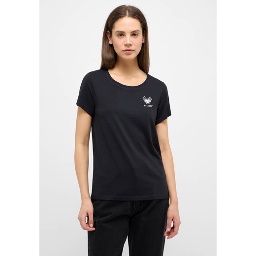 Damski T-Shirt Mustang Style Alma Jet Black 1015459 4188 ze sklepu YouNeedit.pl w kategorii Bluzki damskie - zdjęcie 183597115