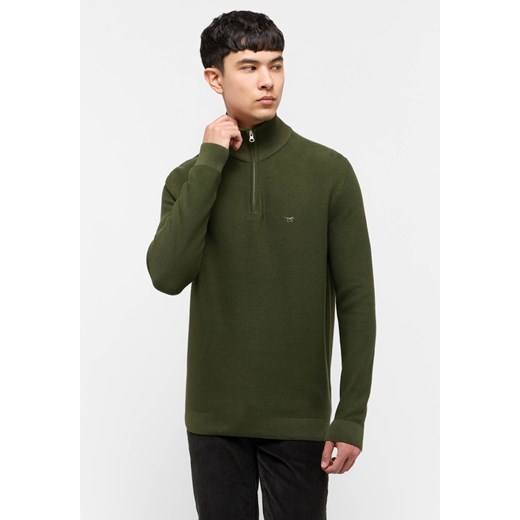 Mustang Style: Everett Rifle Green 1015474 6514 MĘSKI SWETER ze sklepu YouNeedit.pl w kategorii Swetry męskie - zdjęcie 183597135