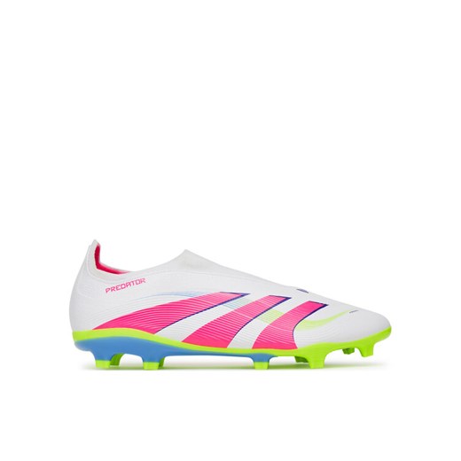 Buty do piłki nożnej adidas Predator League Laceless Firm/Multi-Ground ID3861 Biały ze sklepu eobuwie.pl w kategorii Buty sportowe męskie - zdjęcie 183597426